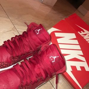 High Red Air Jordan 1 Elephant Print